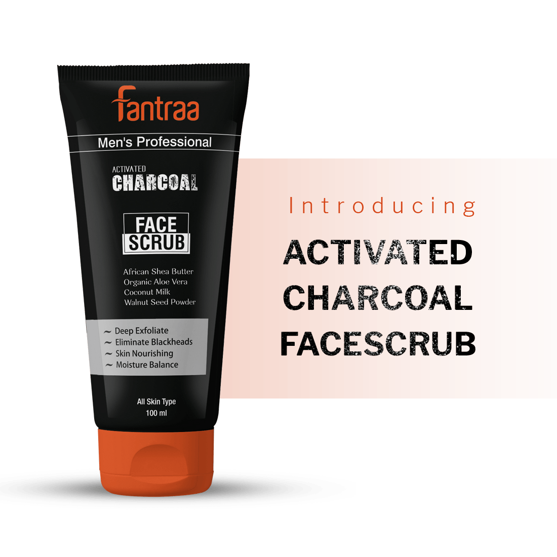 Activated Charcoal Face Scrub - 100ml
