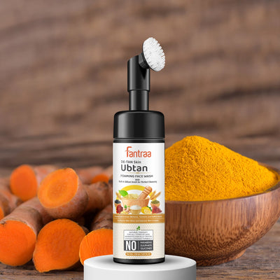 Ubtan Foaming Face Wash with Turmeric and Saffron For Revive Skin Glow & Improve Skin Complex - 150ml